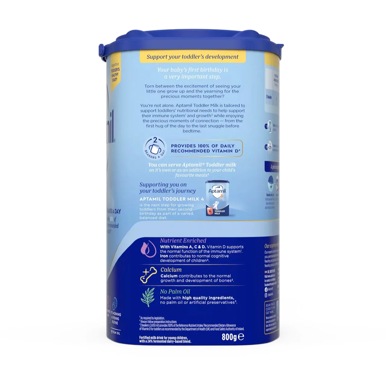 Aptamil 3 Toddler Milk (12m+) 800g (Pack of 1) - Image 3