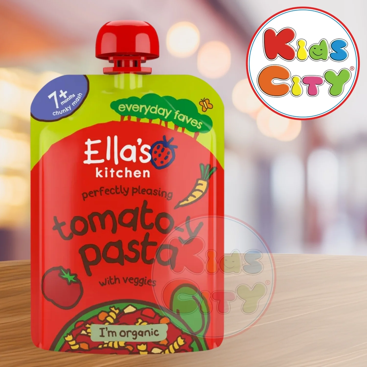 Ella's Kitchen Organic Baby Food Pouch, Tomato-y Pasta with veggies (7m+) - 130g