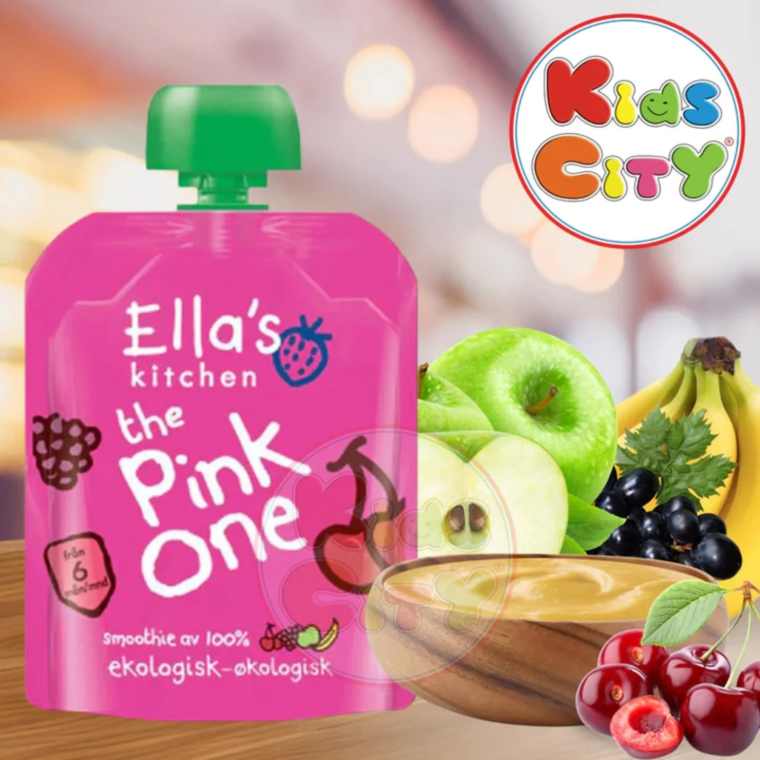 Ellas Kitchen Baby Food Pouch, The Pink One, 90g (Pack of 1)