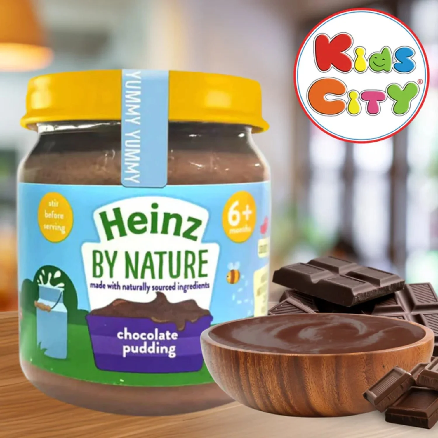 Heinz By Nature Baby Food Pouch Bottle, Chocolate Pudding - 120g