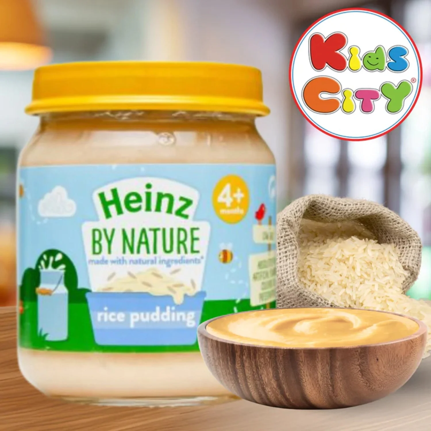 Heinz By Nature Baby Food Pouch Bottle, Rice Pudding - 120g
