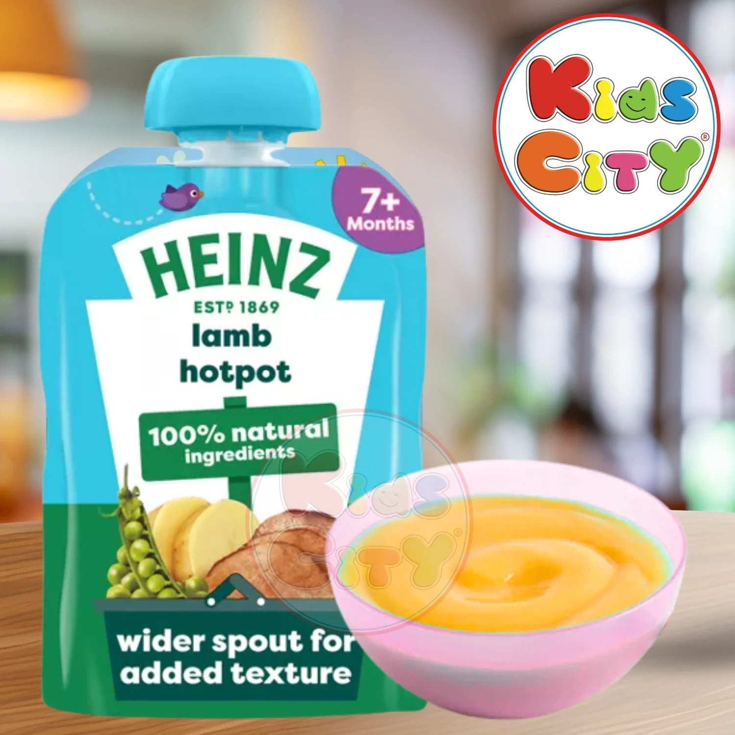 Heinz Baby Food Pouch, Lamb Hot Pot (7m+) - 130g