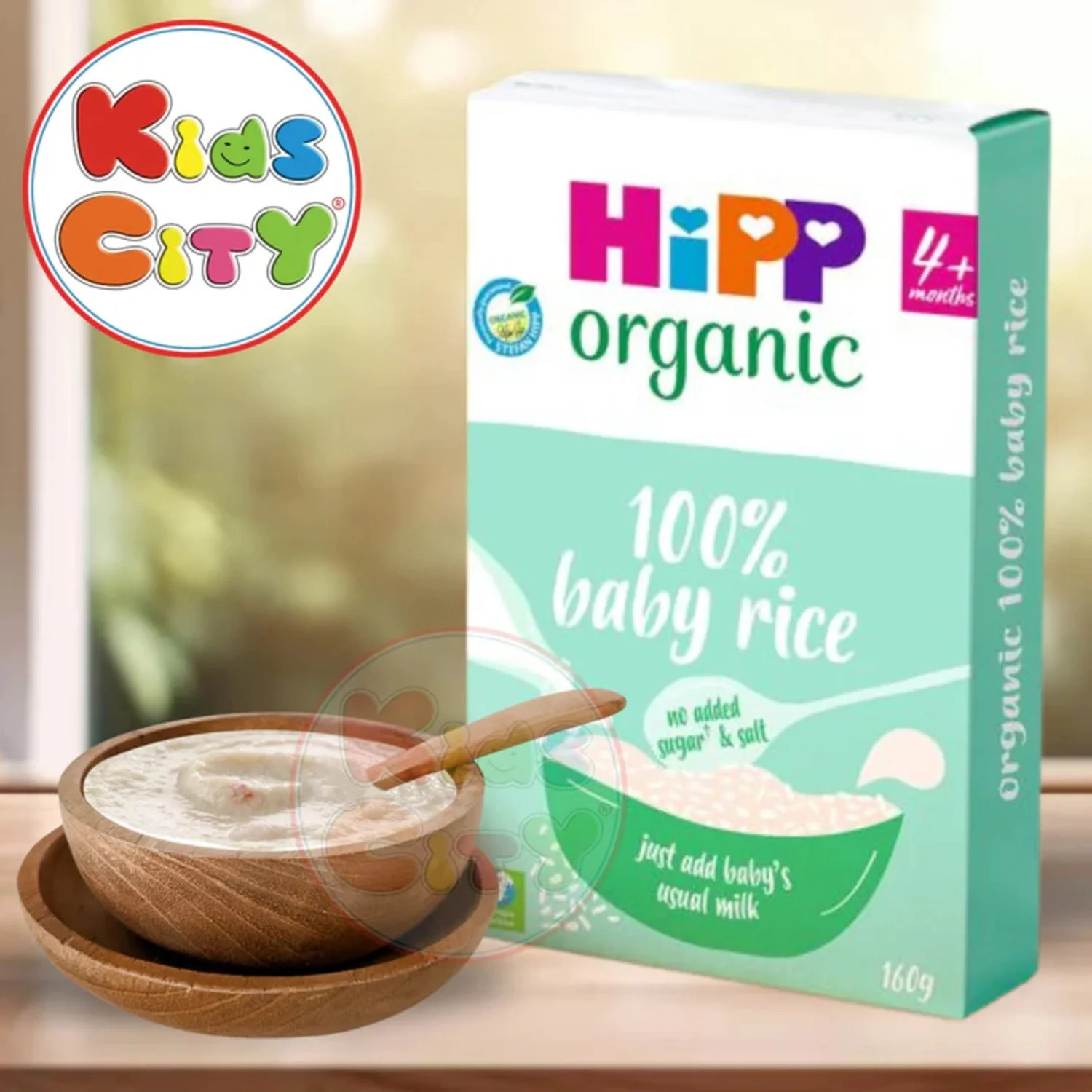 Hipp Organic Baby Rice, Ideal for Weaning (4m+) - 160g