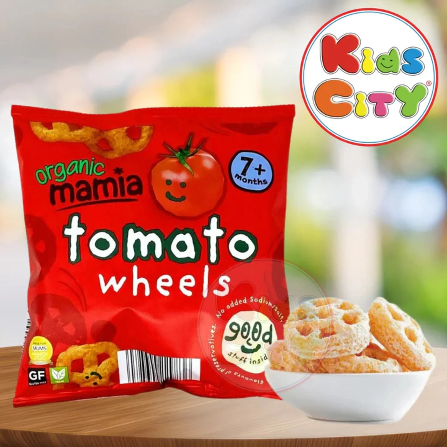 Organic Mamia Tomato Wheels (7m+) - 20g